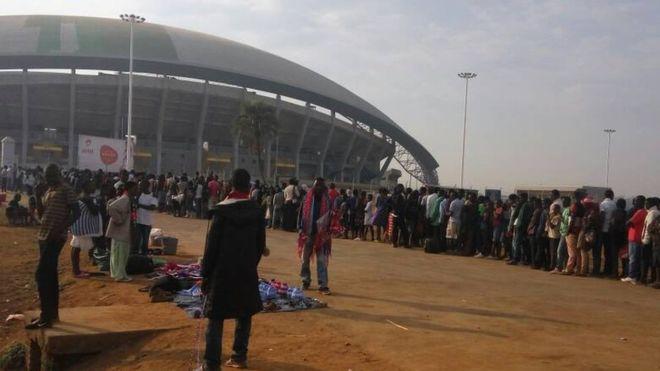 Imagen de Estampida y muerte en partido por la independencia de Malawi