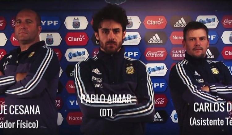 Imagen de Pablito Aimar fue oficializado como técnico de la Sub 17