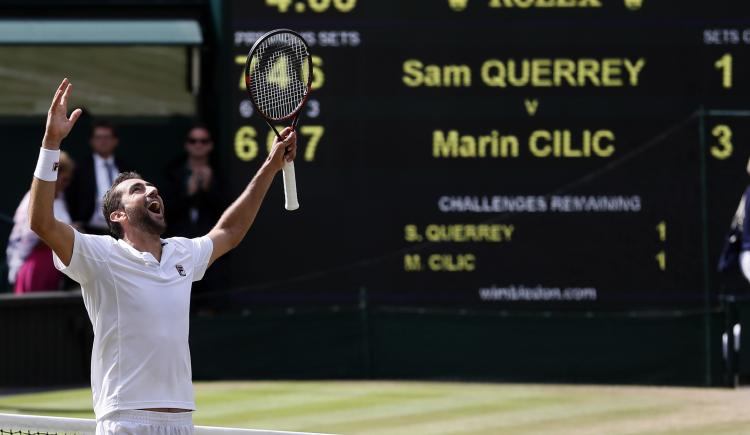 Imagen de Cilic avanza a la final de Wimbledon