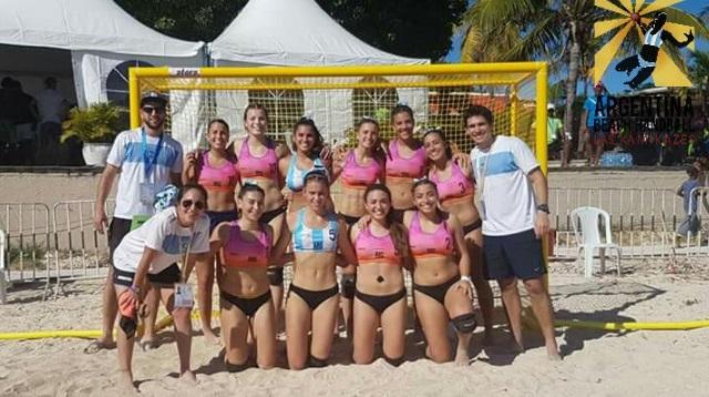 Imagen de Los seleccionados de beach handball irán por el bronce