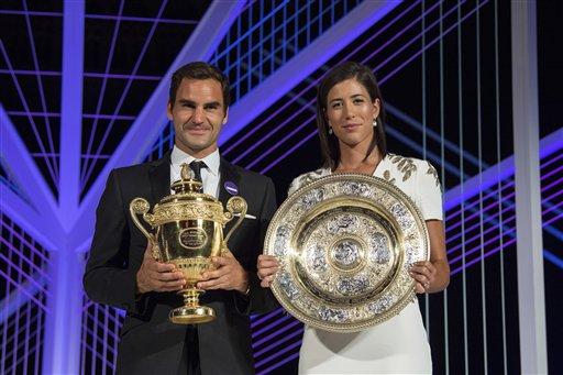 Imagen de Federer al tercer puesto en ranking mundial; Muguruza es quinta
