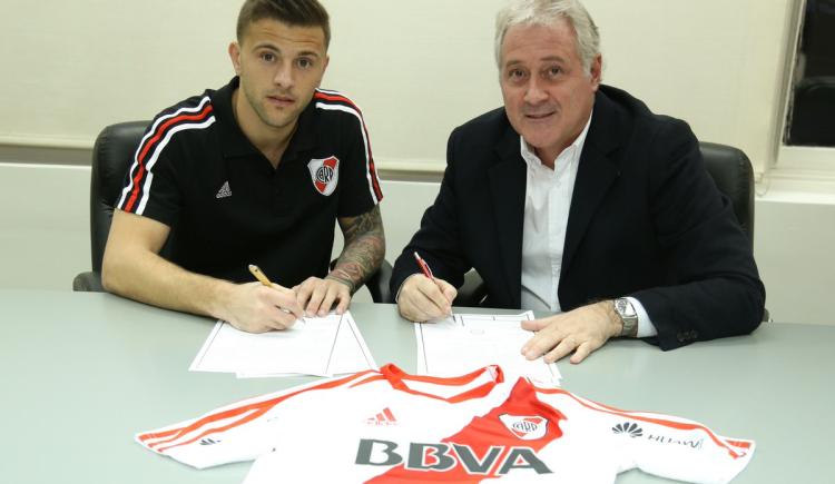 Imagen de Denis Rodríguez renovó su préstamo con River
