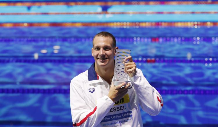 Imagen de Dressel tras los pasos de Phelps