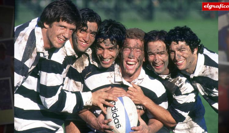 Imagen de 1995. Los carasucias del rugby