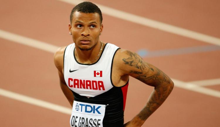 Imagen de Andre de Grasse se bajó del Mundial de Atletismo