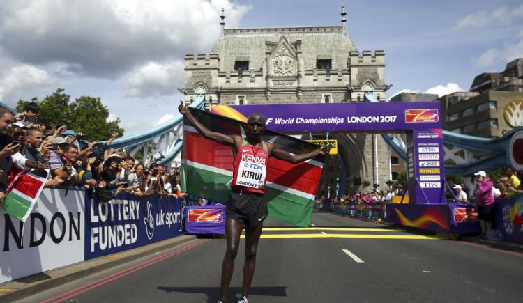 Imagen de Mundial: Kirui conquista el oro para Kenia en maratón
