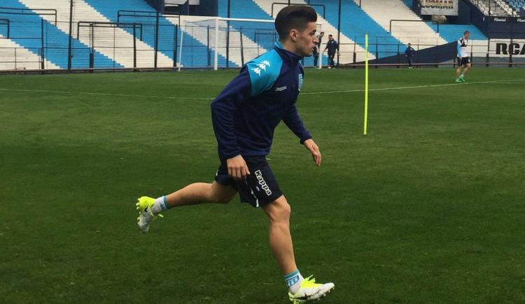 Imagen de Oroz ya entrena en Racing