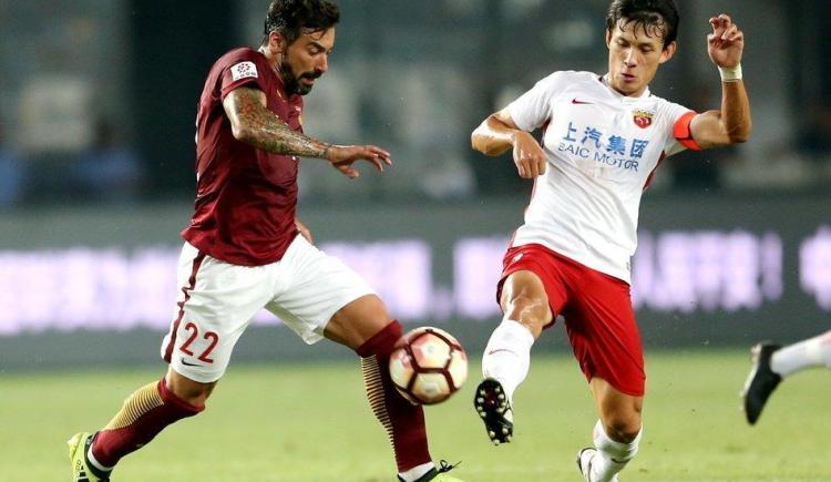 Imagen de Lavezzi anotó en el empate del Hebei Fortune
