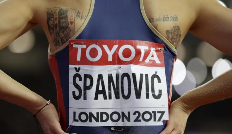 Imagen de Increíble: Spanovic se queda sin oro por culpa de su dorsal