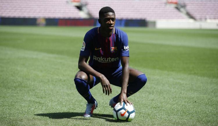 Imagen de Dembélé: “Quiero aprender mucho de Messi”