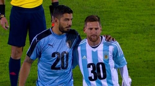Imagen de Messi y Suárez por el Mundial 2030