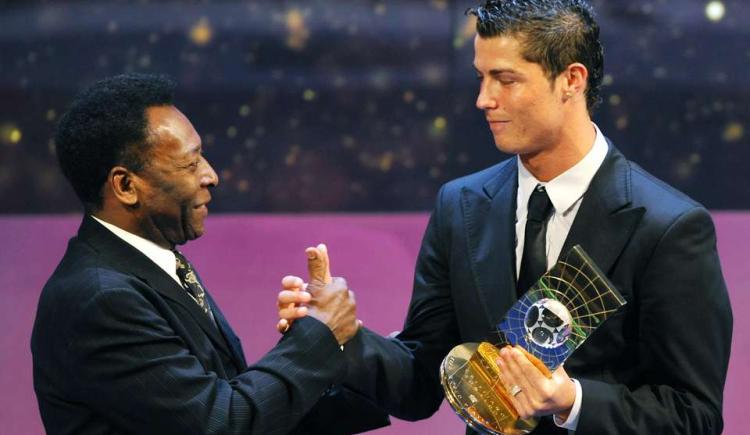 Imagen de Pelé felicitó a Cristiano Ronaldo