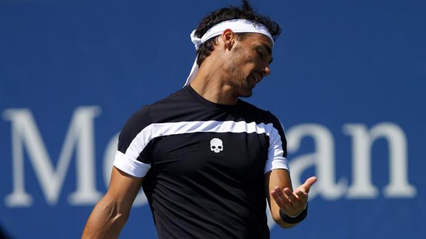 Imagen de Fognini, expulsado del US Open por insulto a la juez de silla