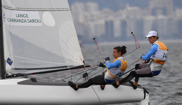 Imagen de Lange y Carranza, novenos en el Mundial