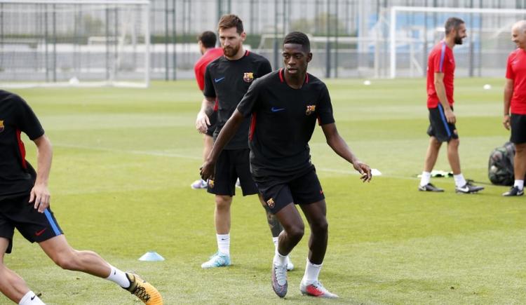 Imagen de Dembélé, cerca del regreso