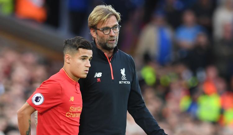 Imagen de Klopp resguarda a Coutinho