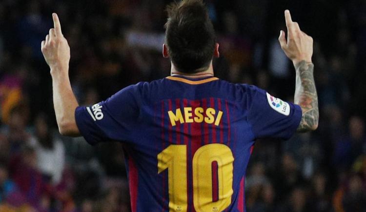 Imagen de Messi ya vive la Champions League