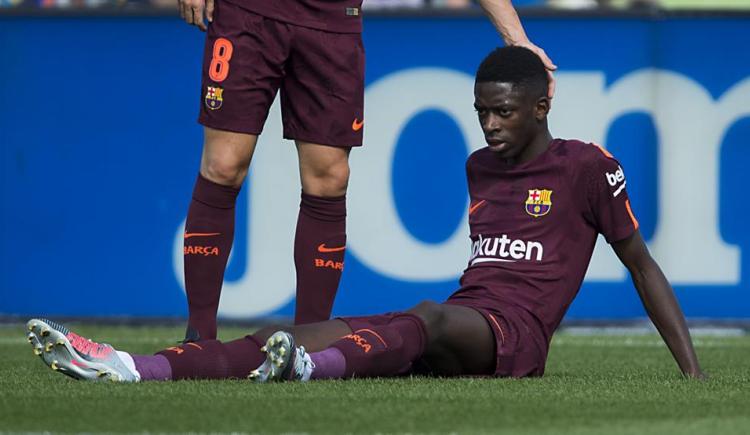 Imagen de ¡Dembélé, lesionado hasta 2018!