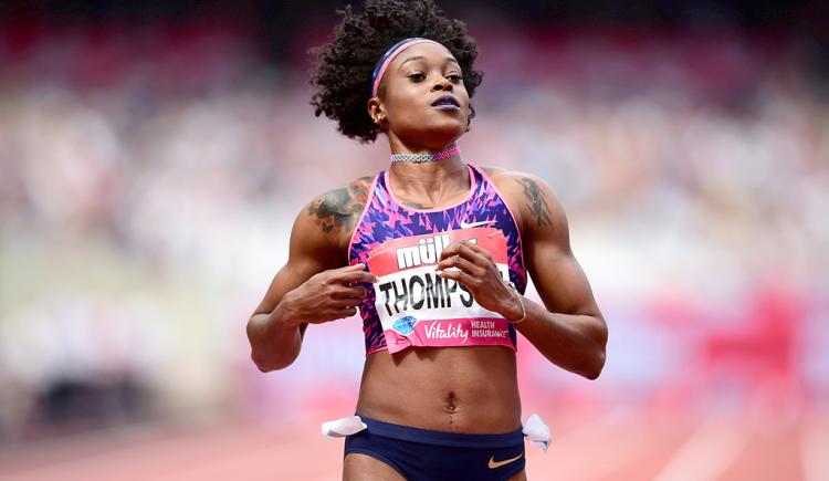 Imagen de Elaine Thompson, la hija del viento