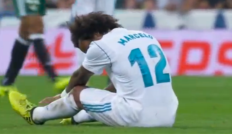 Imagen de Marcelo se retiró lesionado