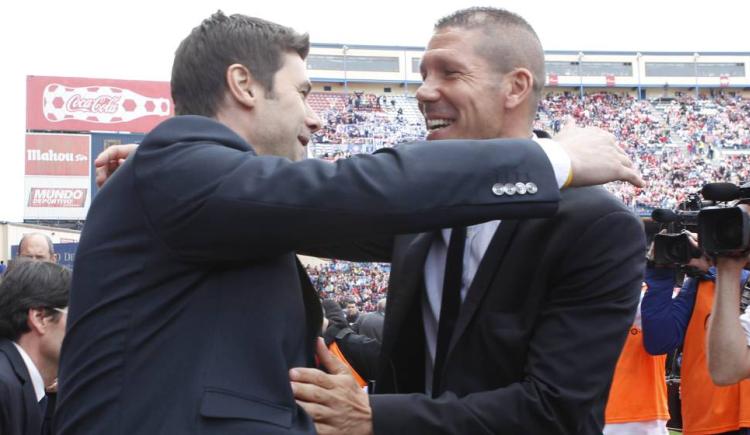 Imagen de Simeone y Pochettino, distinguidos por la UEFA