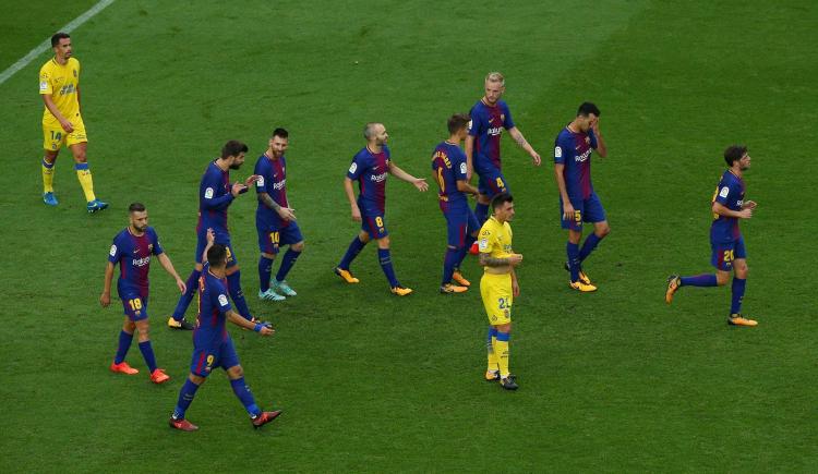 Imagen de La interna del vestuario del Barcelona