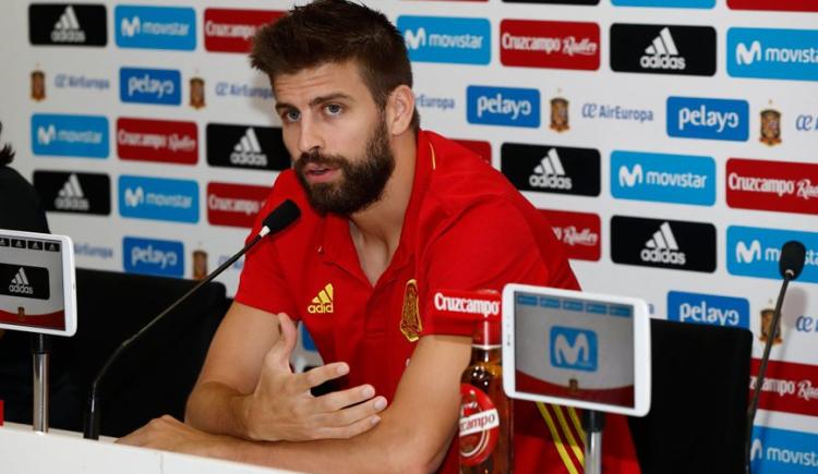 Imagen de Piqué: “Estoy muy orgulloso de estar en la Selección”