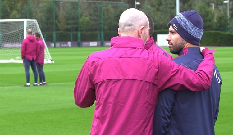 Imagen de Agüero volvió a entrenar