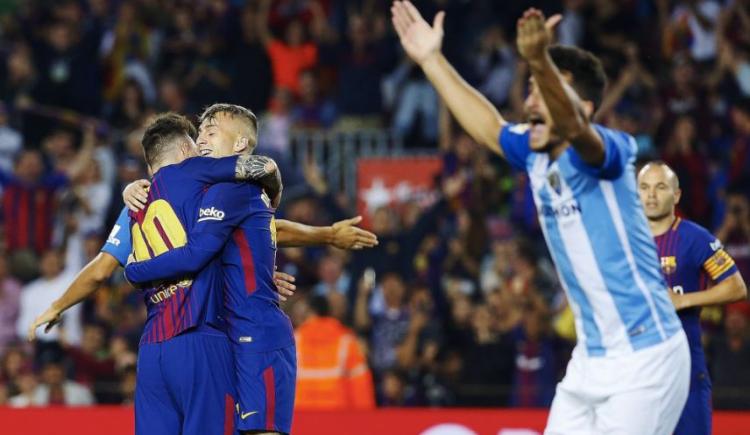 Imagen de Barcelona le ganó al Málaga y sigue como líder