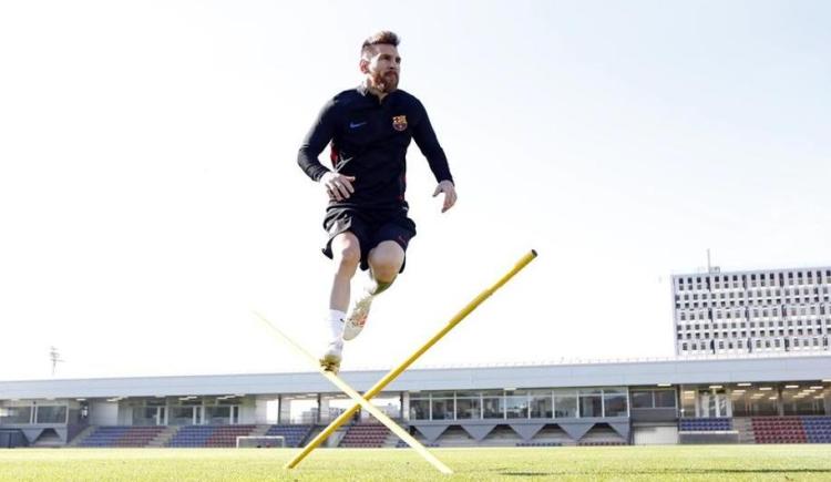 Imagen de Messi volvió al trabajo