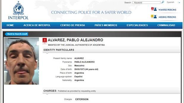 Imagen de A Bebote Álvarez lo busca Interpol