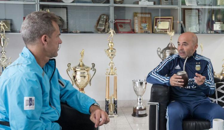 Imagen de Sampaoli se reunió con Orsanic