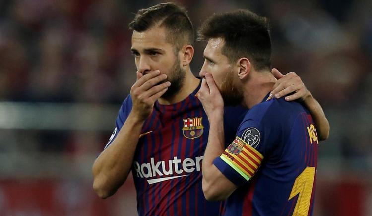 Imagen de Jordi Alba y su sociedad con Messi