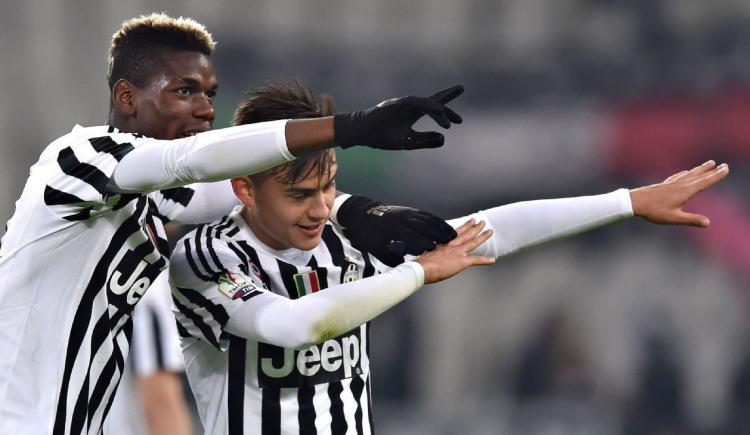 Imagen de El saludo de Pogba a Dybala