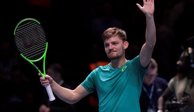 Imagen de Goffin, semifinalista en Londres
