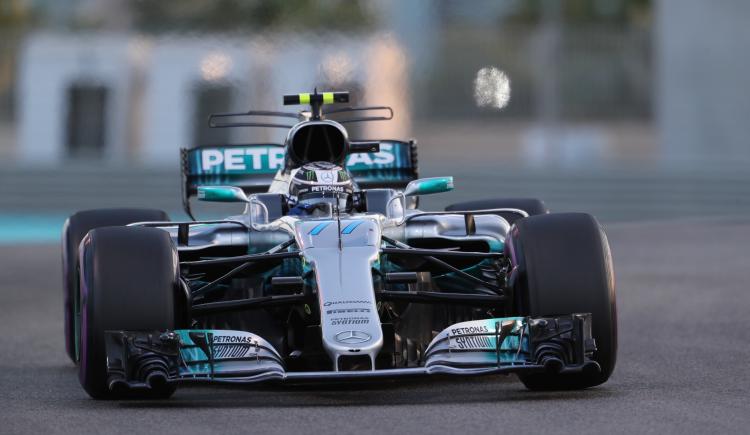 Imagen de Bottas le ganó la pole a Hamilton en Abu Dhabi