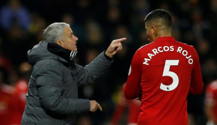 Imagen de Marcos Rojo fue titular en la victoria del United