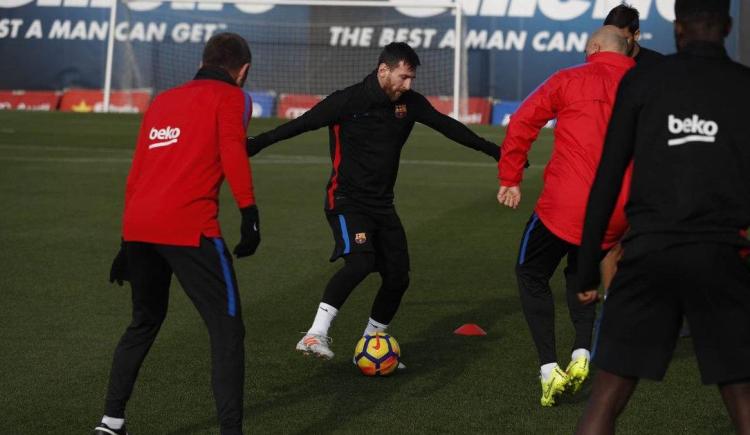 Imagen de Messi volvió al trabajo