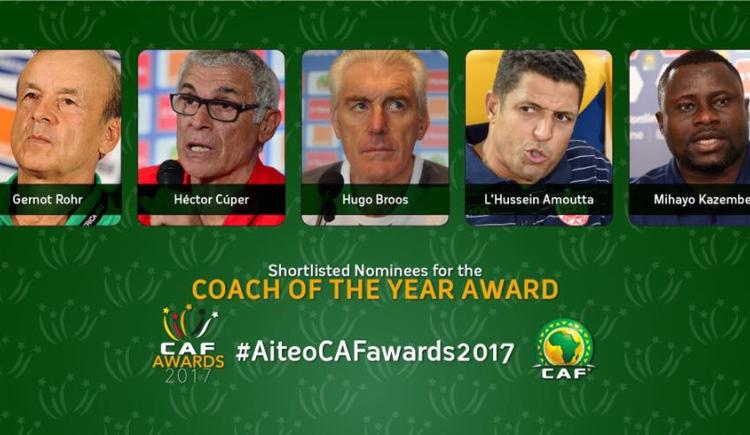 Imagen de Cúper entre los mejores entrenadores de África