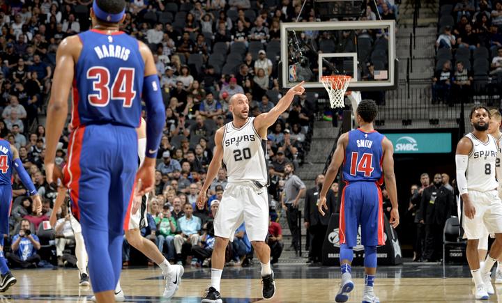 Imagen de Manu brilló en el gran triunfo de los Spurs