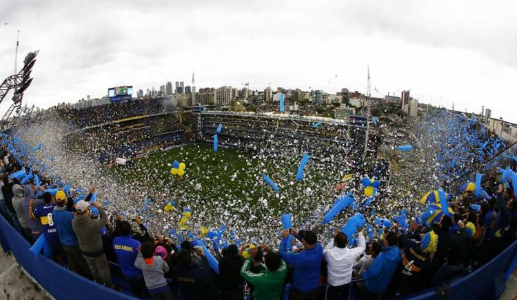 Imagen de Los hinchas de Boca celebran su día