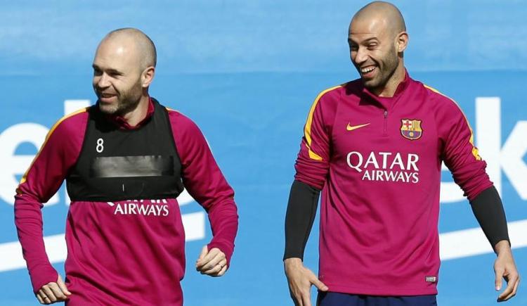 Imagen de Iniesta: “Me gustaría que Mascherano siguiera”