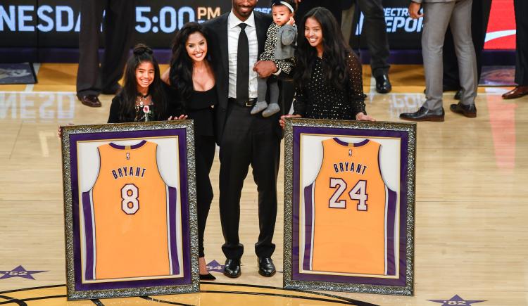 Imagen de Durant, verdugo en el homenaje a Kobe