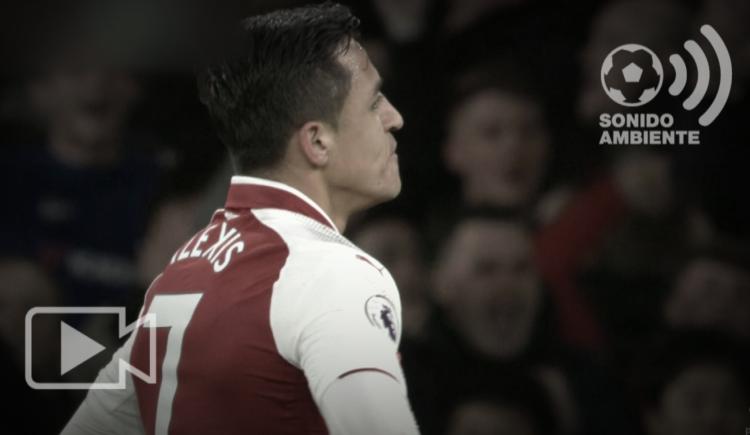 Imagen de Alexis hacía uno de los goles del año ¡pero pegó en los dos palos!