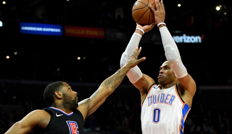 Imagen de Westbrook y otro triple doble para liderar a Oklahoma