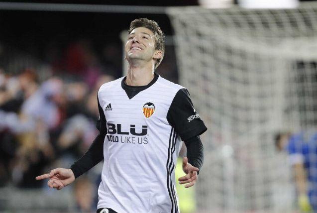 Imagen de Vietto anotó un triplete en la goleada del Valencia