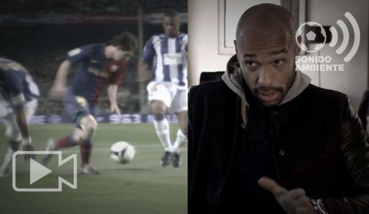 Imagen de Thierry Henry nos señala, futbolísticamente, por qué Messi no es humano
