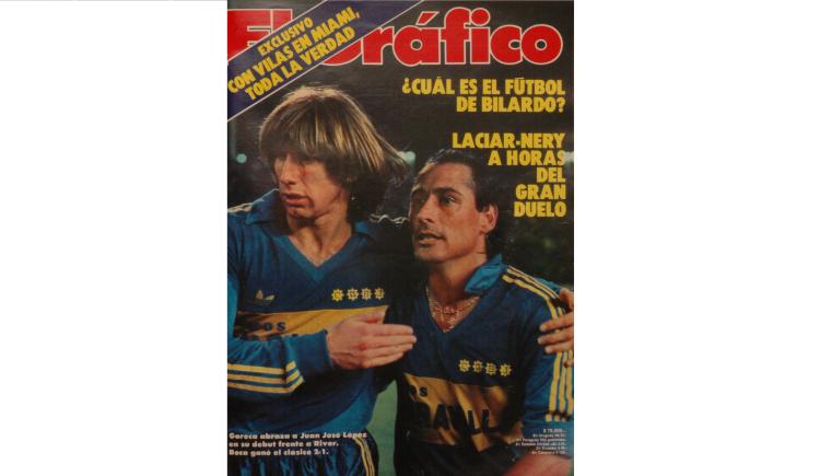 Imagen de 01 de marzo de 1983: J. J. López debuta en Boca frente a River