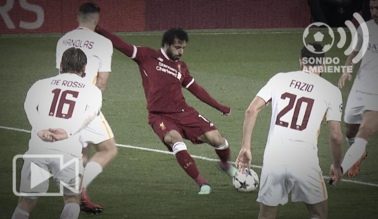 Imagen de Champions: descomunal golazo de Salah frente a la Roma
