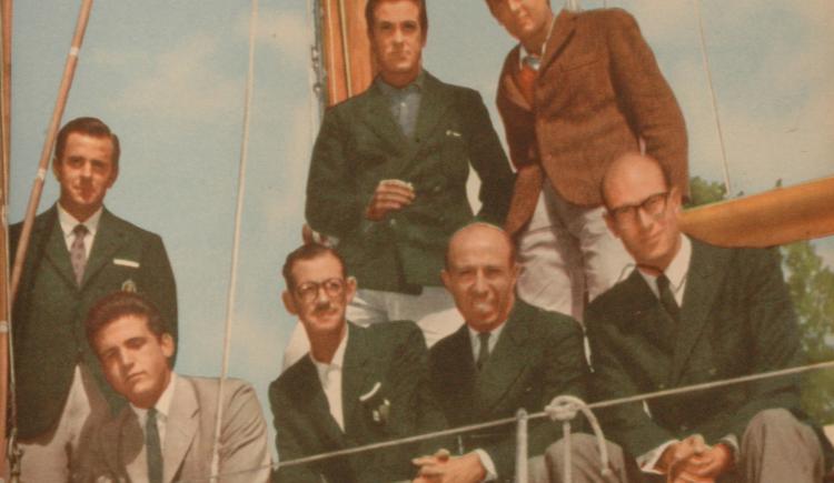 Imagen de 9 de mayo de 1962, los ganadores de la regata Bs As – Río